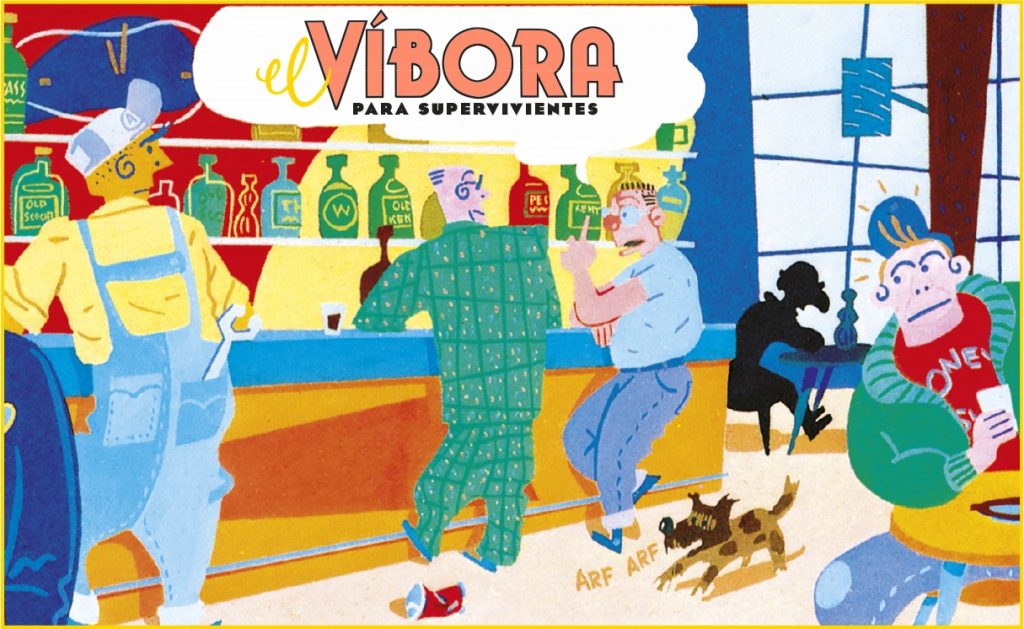 Art by Gallardo for the revived El Víbora