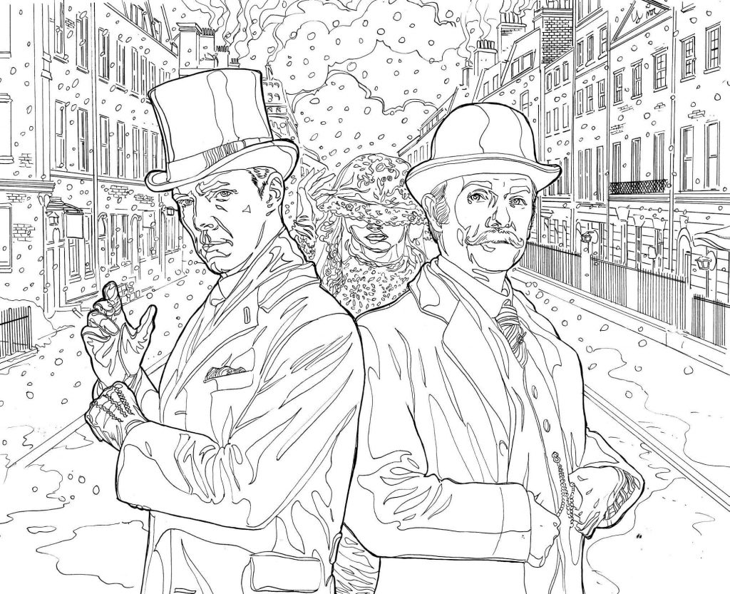 Sherlock art by Mike Collins