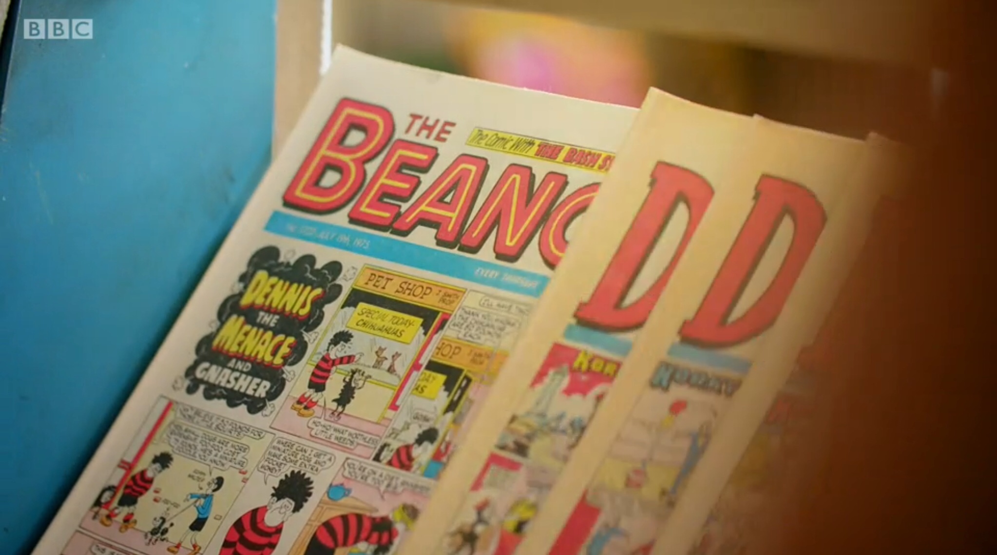 Back in Time for the Corner Shop - Comics. Image: BBC