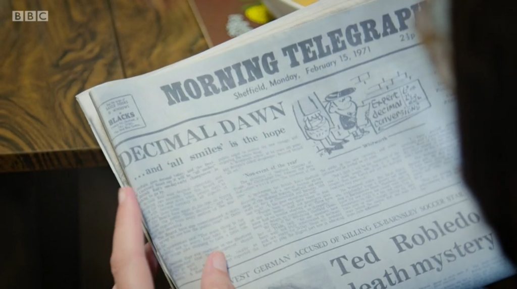 A vintage issue of Sheffield’s Morning Telegraph featuring a cartoon by Ralph Whitworth. His son James is a cartoonist for Private Eye 