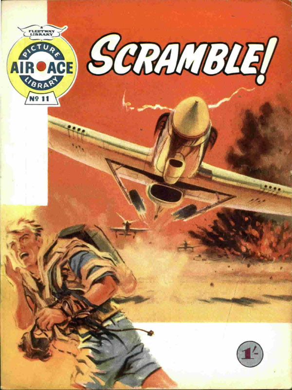 Air Ace Picture Library #11 first published June 1960. Cover art by Graham Coton