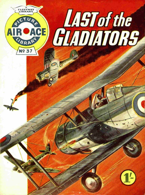 Air Ace Picture Library #37 first published January 1961. Cover art by Nino Caroselli