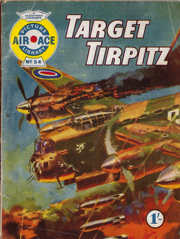 Air Ace Picture Library #54 first published June 1961. Cover art by Nino Caroselli