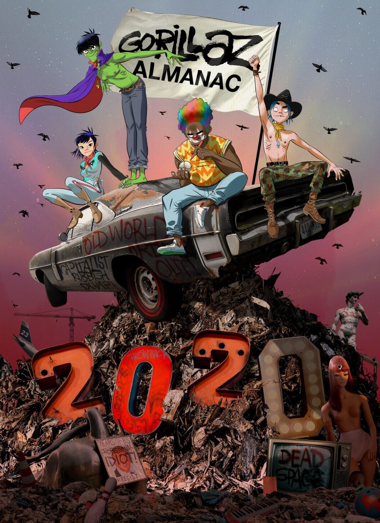 Gorillaz ALMANAC Cover