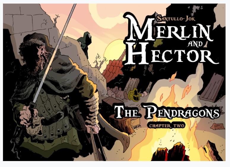 Aces Weekly Volume 45 - Merlin and Hector: The Pendragons © 2020 Jok and Santullo