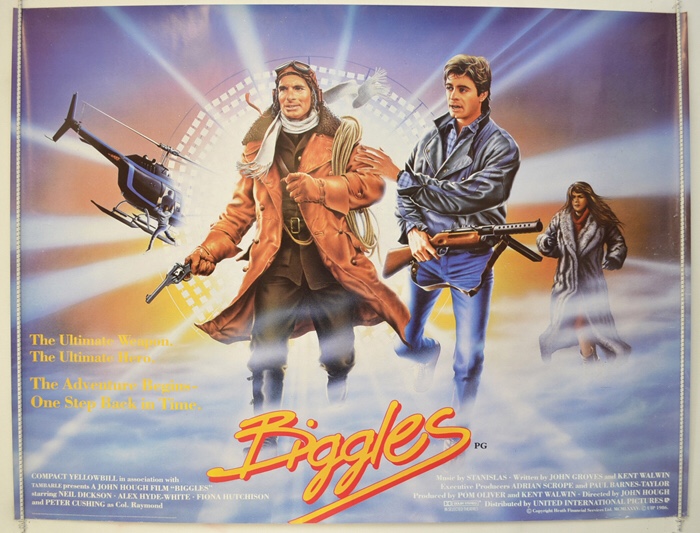 Biggles (UIP, 1986). UK Quad Poster