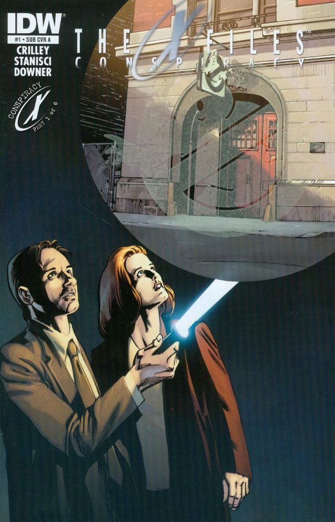 IDW’s The X-Files #1 variant cover by Andrew Currie
