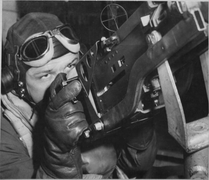William 'Don' King, of Imperial, Texas, aboard the B-17 Invasion II