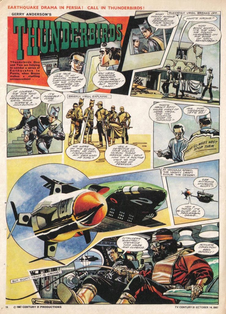 TV21 No 143 - “Thunderbirds - The Earthquake Maker" Page 1