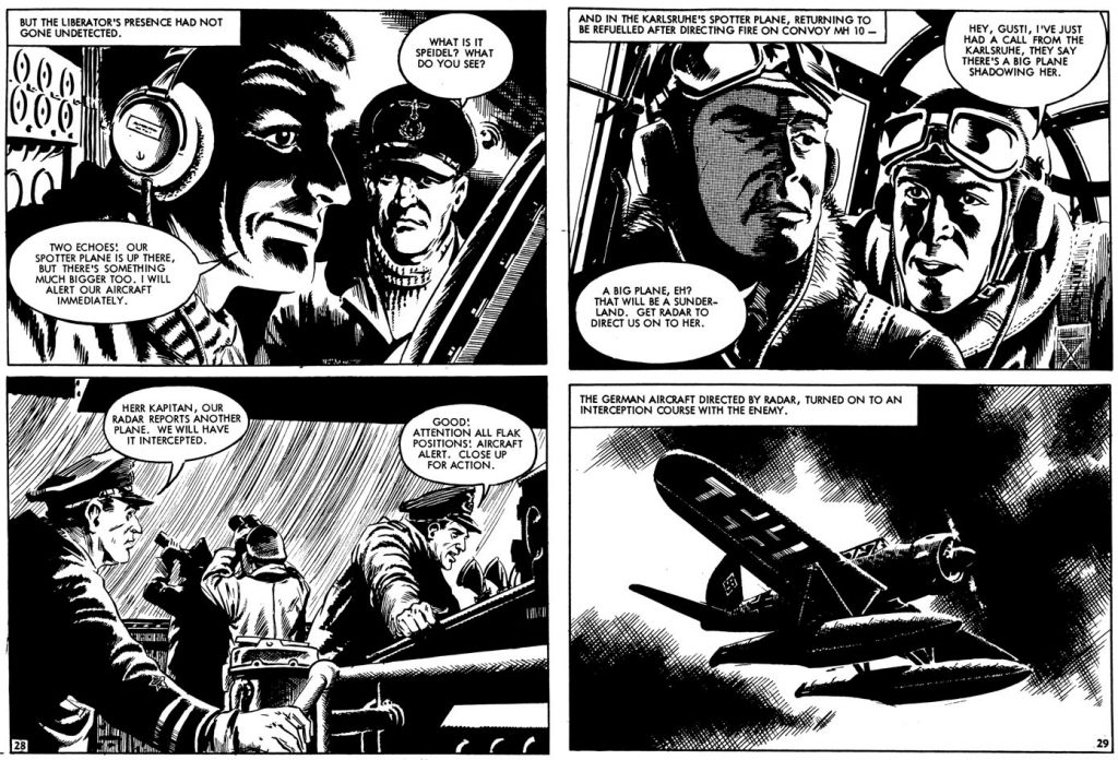 Commando 4537 - debut story, Fly Fast, Shoot First! Art by Peter Ford