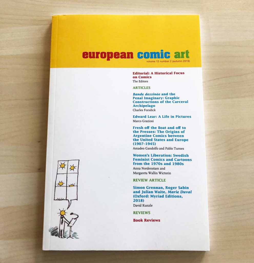European Comic Art Volume 12 No. 2