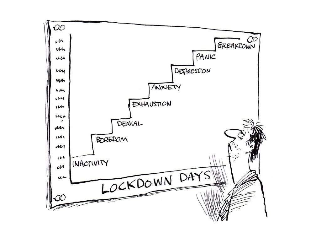 Lockdown Cartoon by Sunil Agarwal and Ian Baker