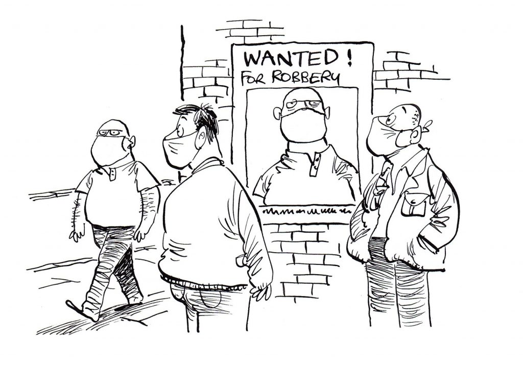 Lockdown Cartoon by Sunil Agarwal and Ian Baker
