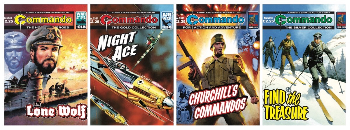 Commando Issues 5343 - 5346