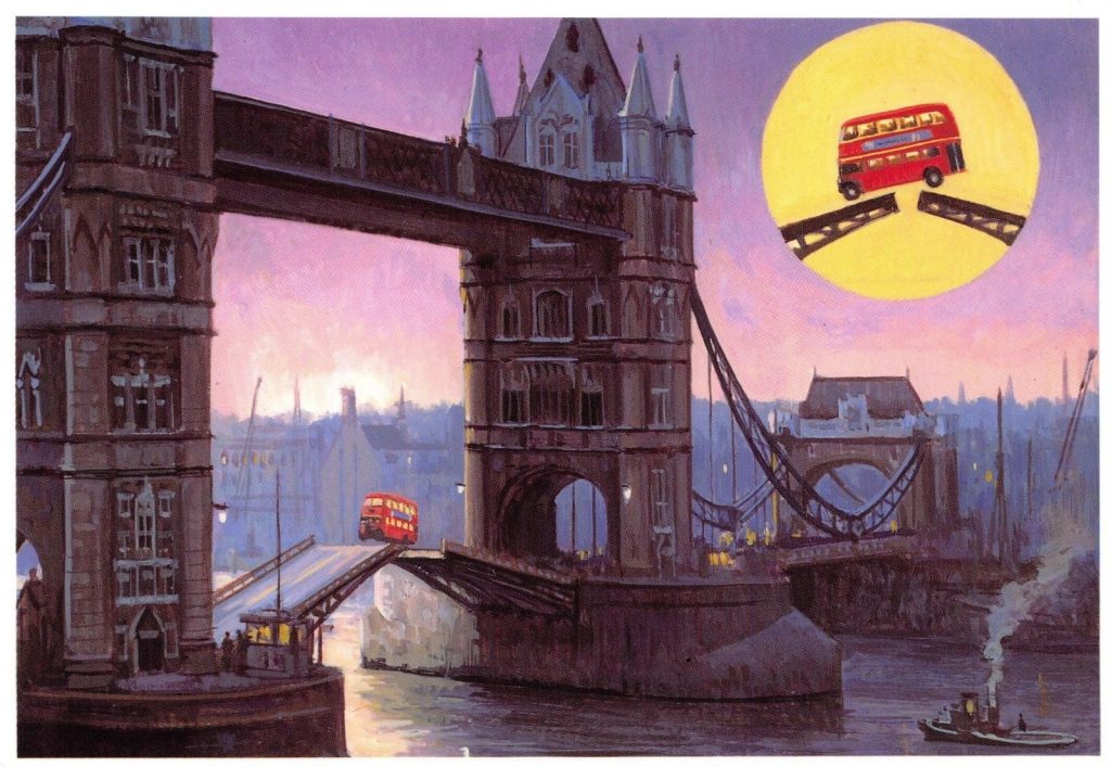 Tower Bridge Postcard by Mike Jeffries 