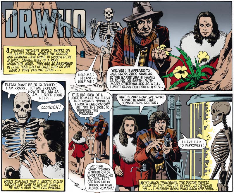 Doctor Who Strip by Brian Bolland