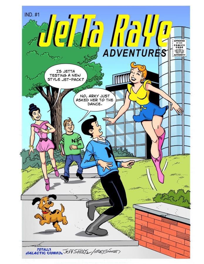 Jetta Raye Adventures Variant Cover by Joe Sinnott