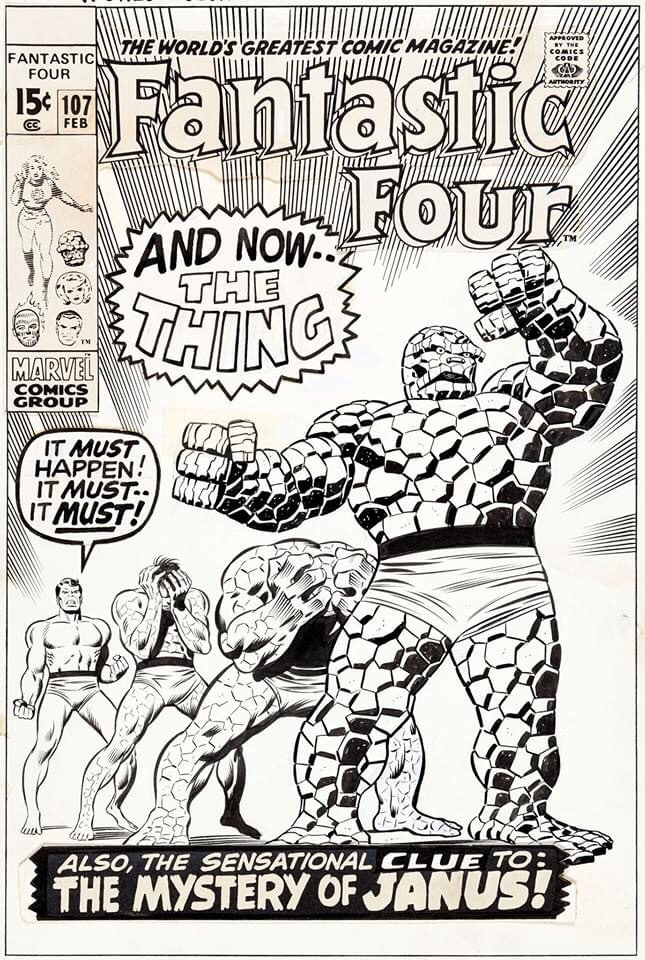 Fantastic Four #107 - Cover Art
