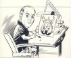 Pencil and ink self portrait by Joe Sinnott