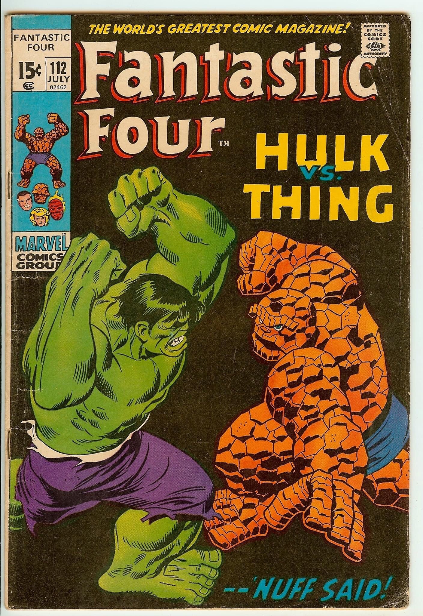 Fantastic Four #112 - Cover