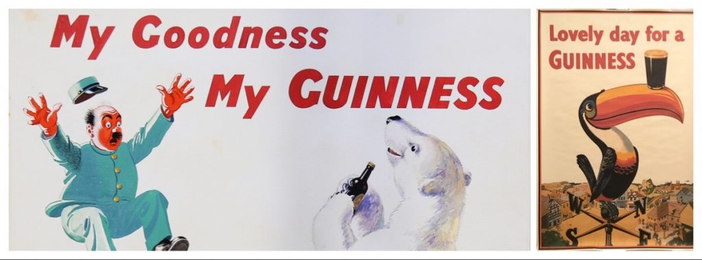 Guinness posters by John Gilroy