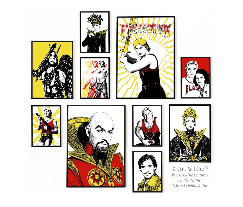 Art & Hue - Flash Gordon 40th Anniversary Prints