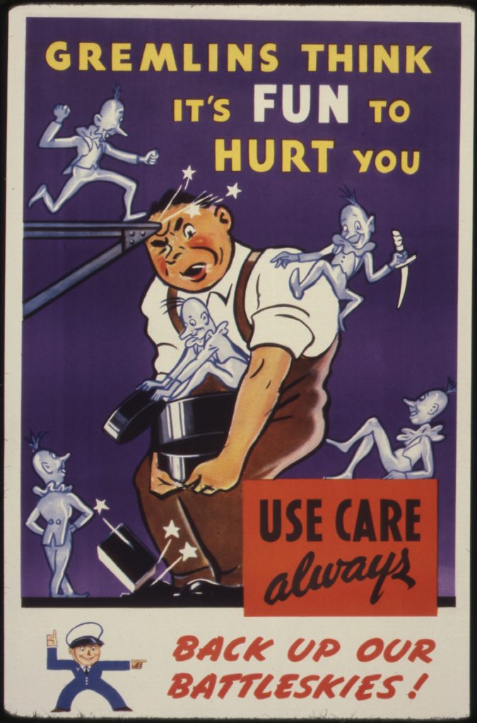 Gremlins Poster - World War Two