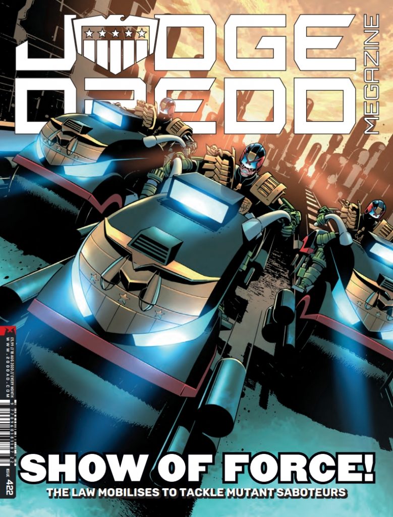 Judge Dredd Megazine Issue 422 Cover