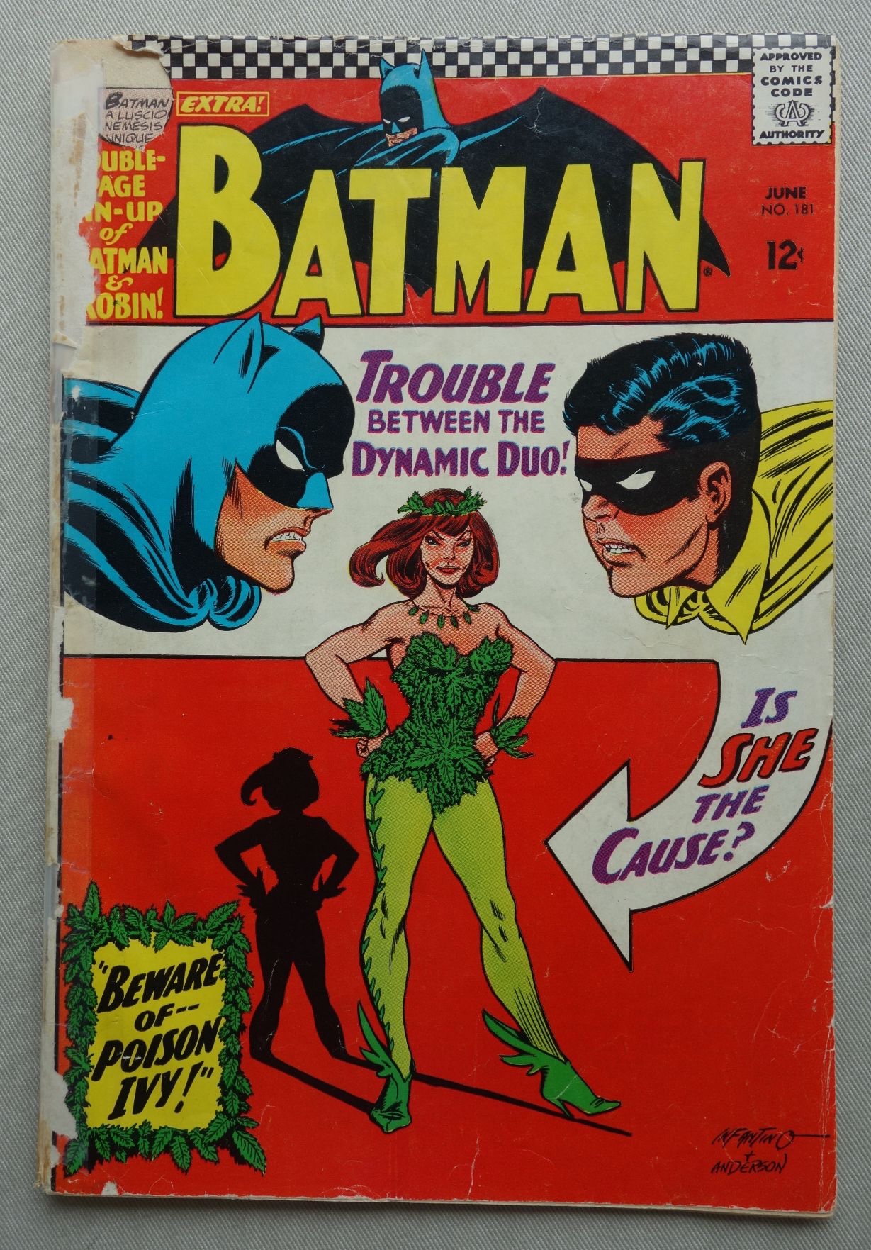 Batman #181 - June 1966 - the first to feature Poison Ivy