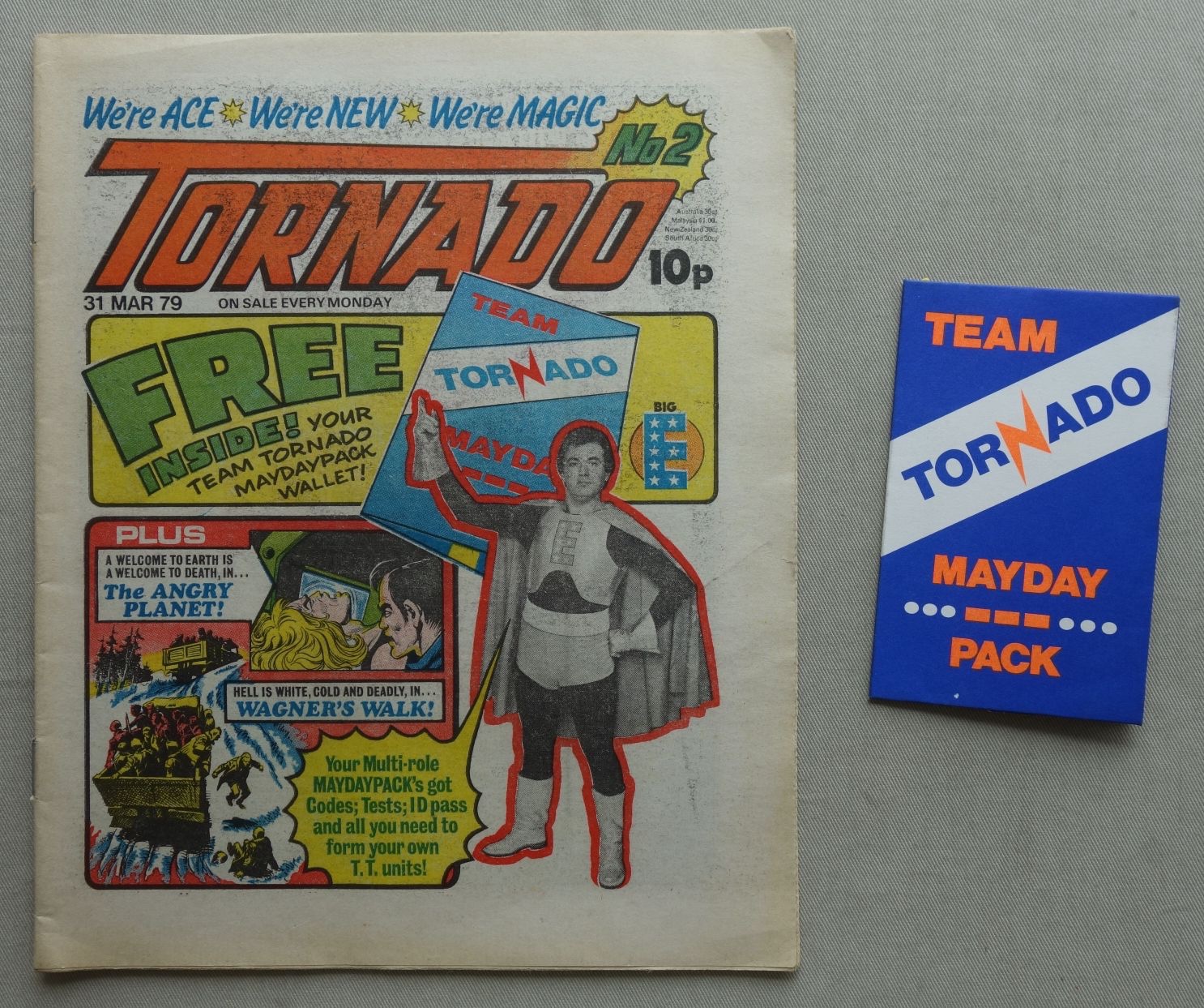 Tornado Issue 2 - cover dated 31st March 1979, with free gift