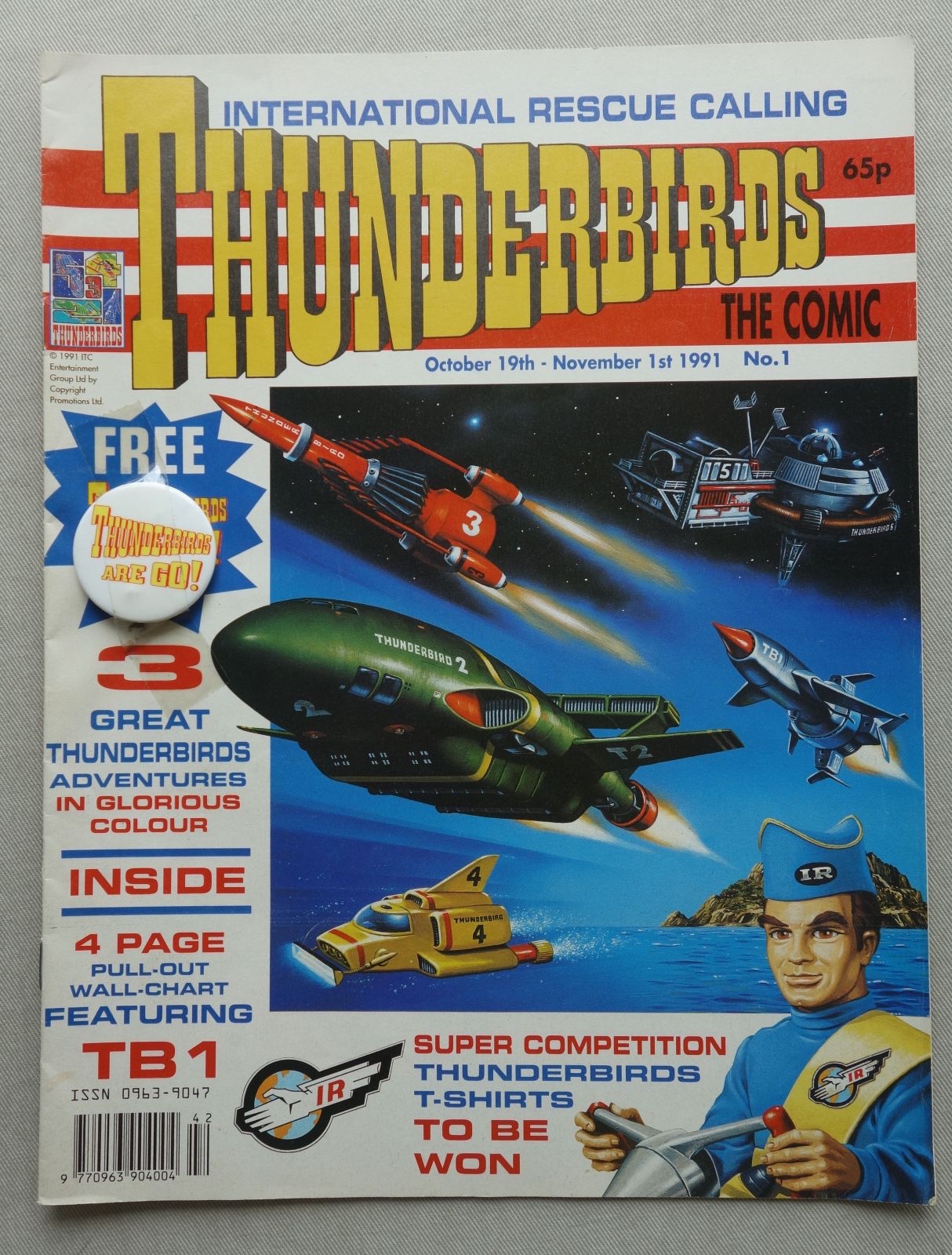 Thunderbirds Issue One - cover dated October/November 1991