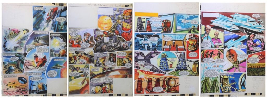 Boards for the strips that ran in TV Century 21 Issues, 9, 18, 89 and 90 were sold last year by Chiswick Auctions. Did you buy the Ron Turner boards - and could you please help support the planned collection?