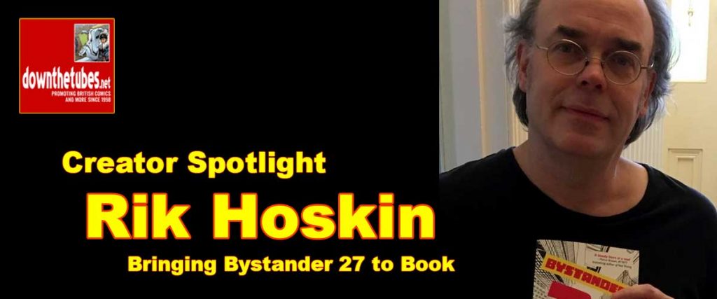 downthetubes Creator Spotlight: Author Rik Hoskin