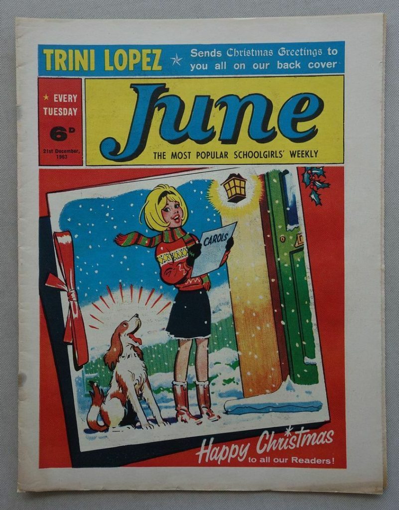 A Christmas issue of June, cover dated 21st December 1963