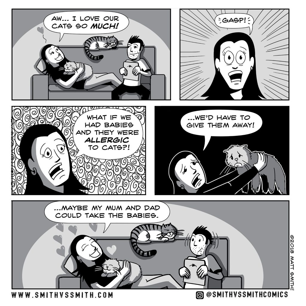 "Allergic" by Matt Smith - a "Smith vs Smith" cartoon
