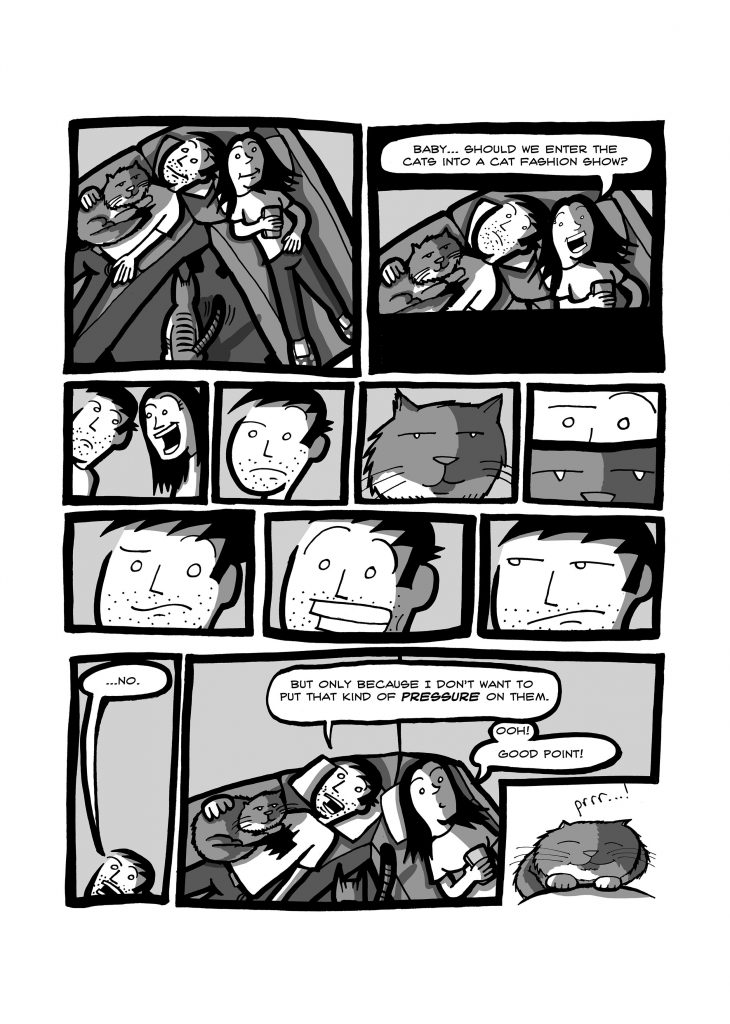 A page from Matt Smith's "You're Stuck With Me Now" graphic novel
