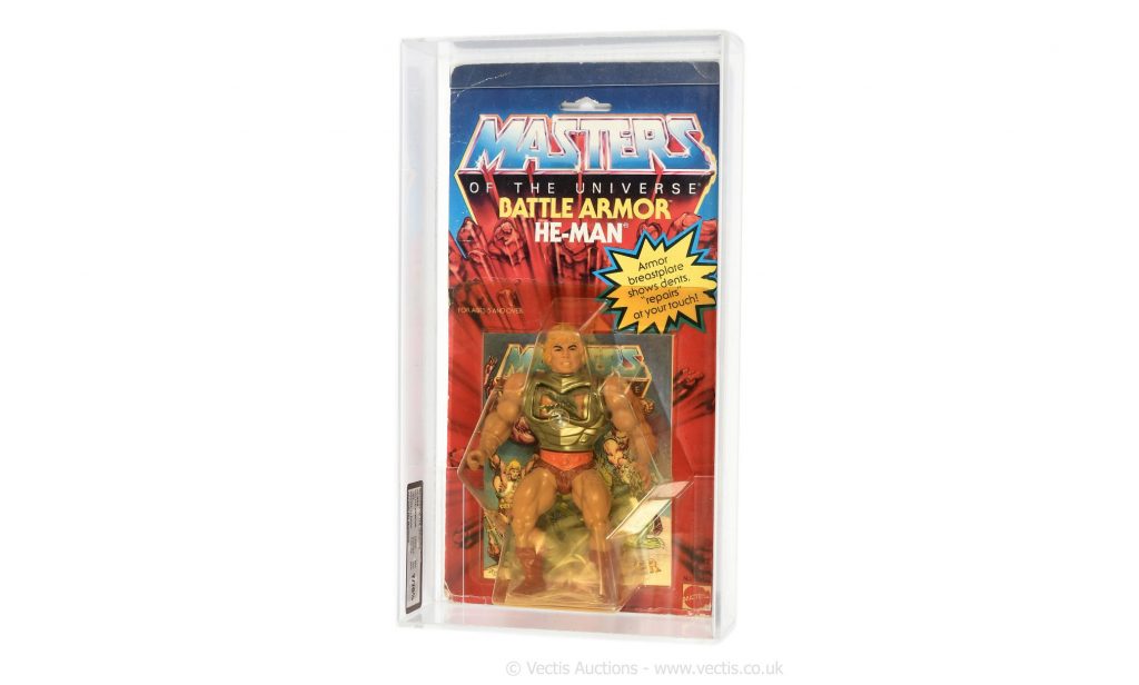 Mattel 1983 Masters of the Universe Battle Armour He-Man figure