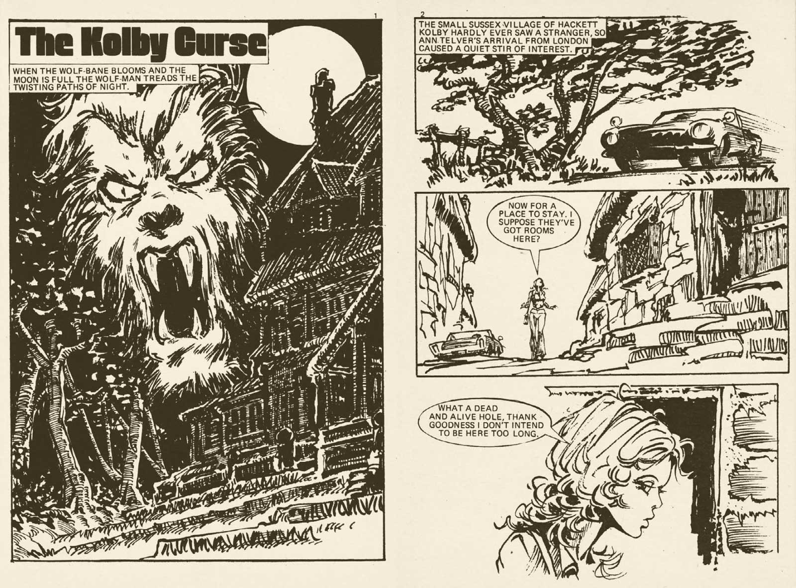 Interior art by Ian Gibson on Pocket Chiller Library 72 - The Kolby Curse