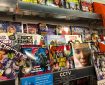 Teen-targeted comics and magazine rack in WHSmith Lancaster - August 2020