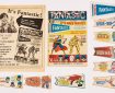 Fantastic No 1 (1967) wfg Fantastic Pennant Wallet and all 8 cut-out colour pennants: Amazing Spider-Man, Hulk, Iron Man, Nick Fury, Thing, Thor and X-Men. (Auctioneer’s note: There were only three cut-out pennants with Fantastic No 1, the other 5 were collected from editions of Wham!, Smash!, and Pow!). With Eagle Flyer for Fantastic No 1
