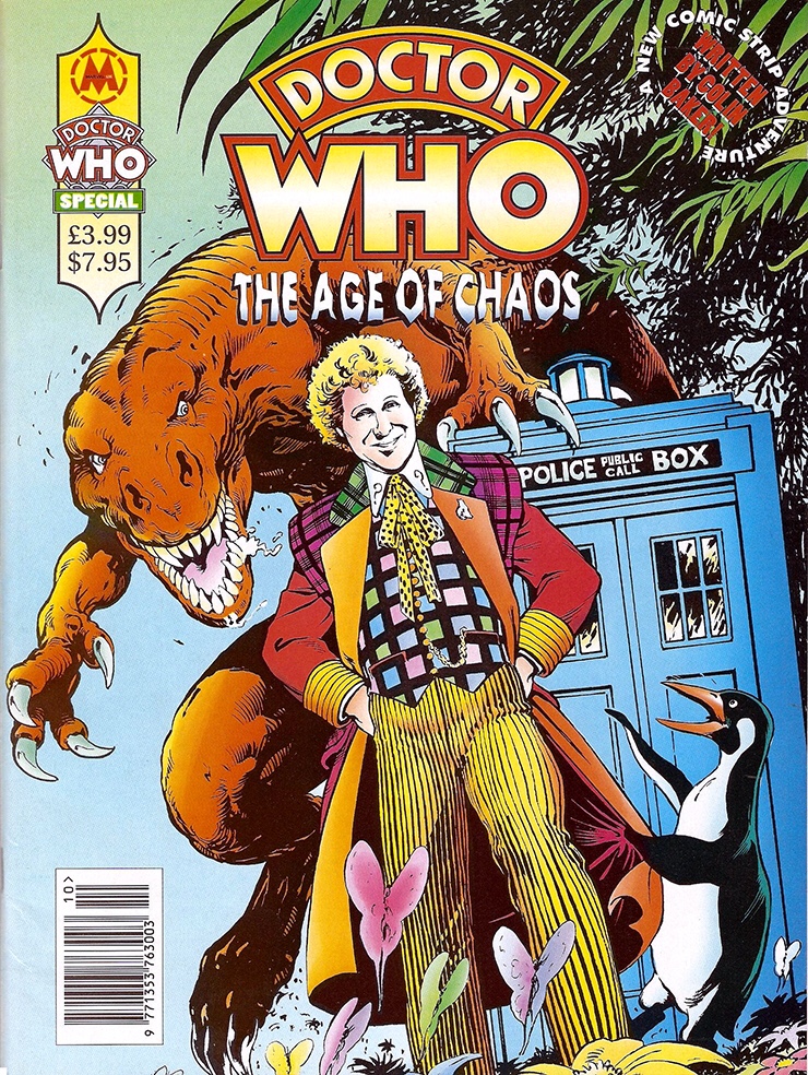 The original edition of Doctor Who: Age of Chaos. Cover by Alan Davis