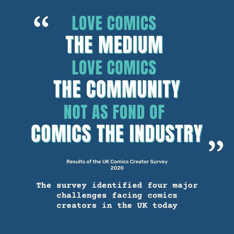 UK Comics Creators Survey - Love the Comics Medium