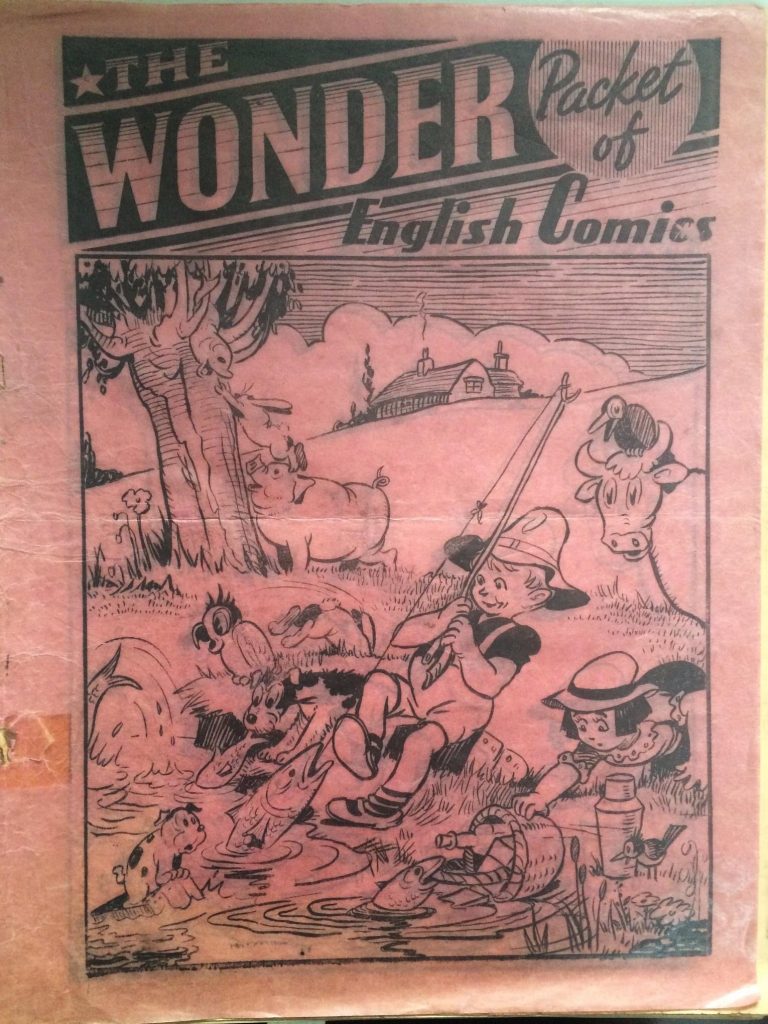 The Wonder Packet of English Comics - Cover