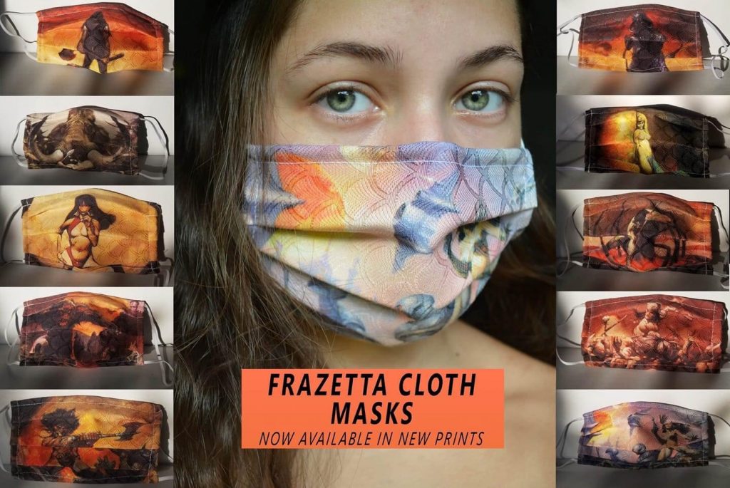 Frazetta Cloth Masks