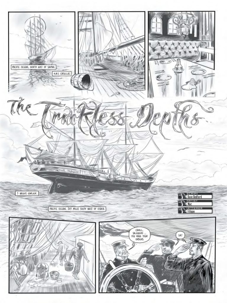 The77 Issue Three - “ The Trackless Depths” by Dave Bedford and Mac