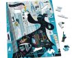 From an award-winning illustrator and designer “New York City Lady” was one of Kirsten Ulve's early attempts to condense this amazing city into just one picture. With Lady Liberty as the starring role, she's surrounded by 20 other landmarks. You can appreciate the influence of Kirsten's location in the garment district throughout her work. "I envisioned New York City Lady as a modern day symbol of Liberty,” says Kirsten. “She strides through Manhattan as nightfall itself, clothed in the magical lights of the city.” Image: Wentworth Wooden Puzzles