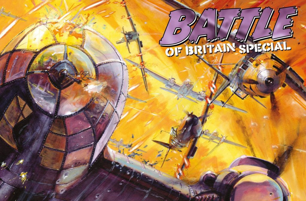 Exclusive web store cover by Keith Burns for the 2020 Battle Special 