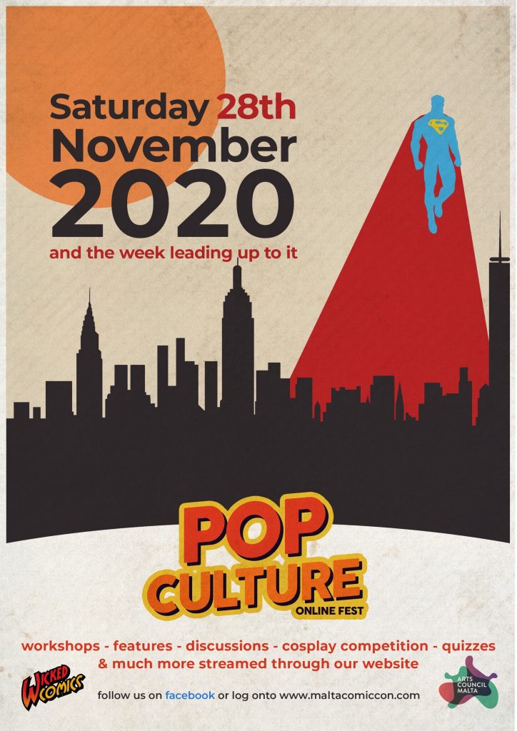 Malta Comic Con - Pop Culture Online Fest 2020