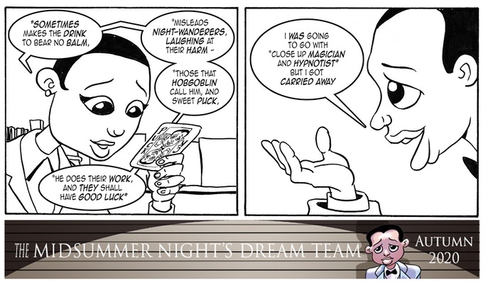 Midsummer Night's Dream Team - The Graphic Novel by Kev F. Sutherland 