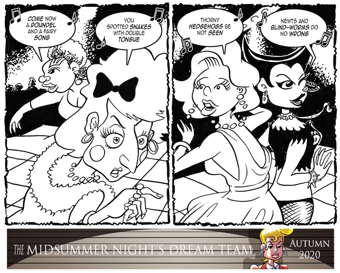 Midsummer Night's Dream Team - The Graphic Novel by Kev F. Sutherland
